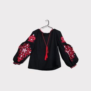 Brand new never worn women’s embroidered blouse